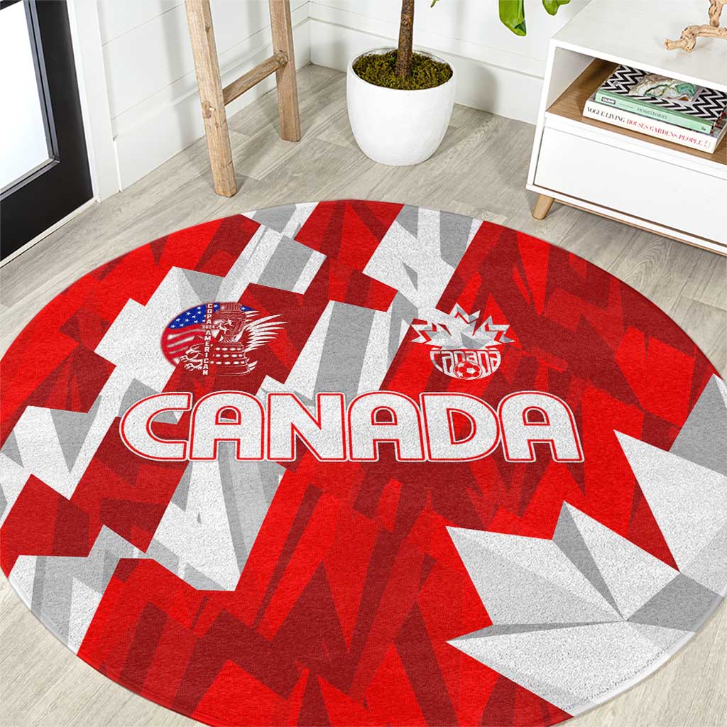 Canada Soccer 2024 Round Carpet Canucks The Reds