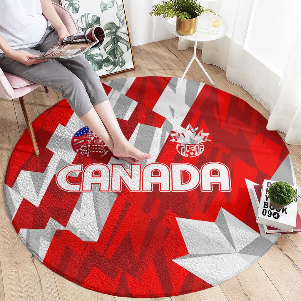 Canada Soccer 2024 Round Carpet Canucks The Reds