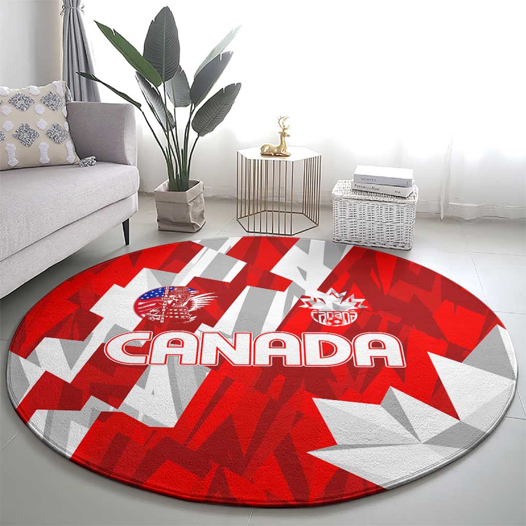 Canada Soccer 2024 Round Carpet Canucks The Reds