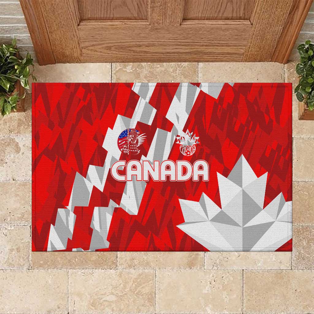 Canada Soccer 2024 Rubber Doormat Canucks The Reds - Wonder Print Shop