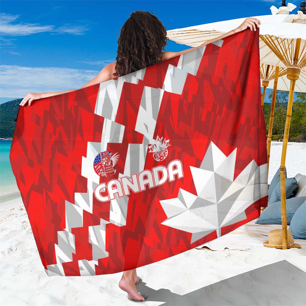 Canada Soccer 2024 Sarong Canucks The Reds - Wonder Print Shop