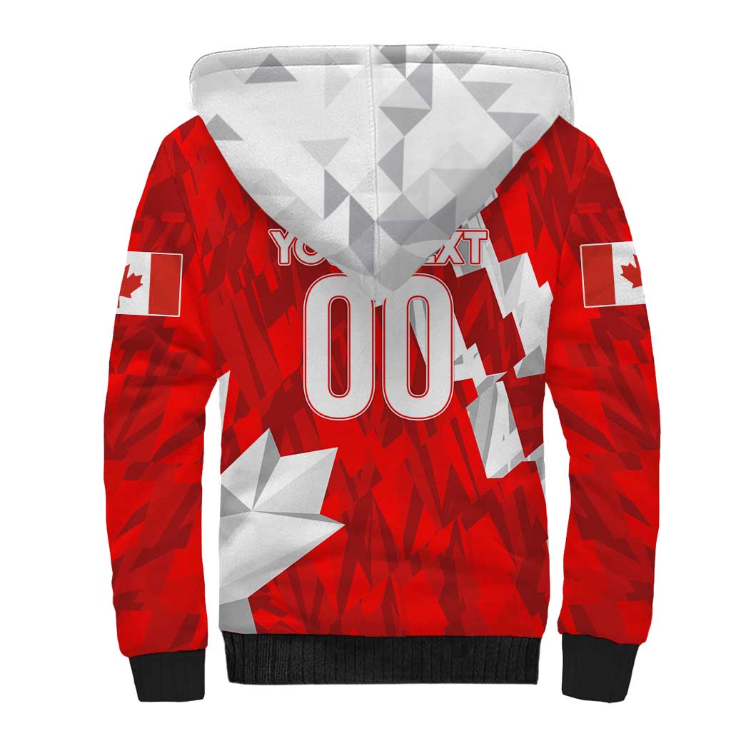 Canada Soccer 2024 Sherpa Hoodie Canucks The Reds - Wonder Print Shop