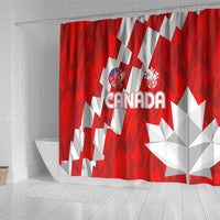 Canada Soccer 2024 Shower Curtain Canucks The Reds