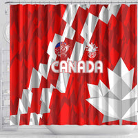 Canada Soccer 2024 Shower Curtain Canucks The Reds