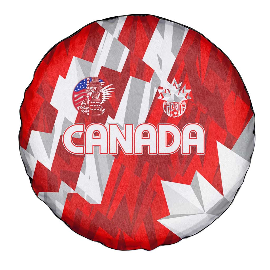 Canada Soccer 2024 Spare Tire Cover Canucks The Reds - Wonder Print Shop