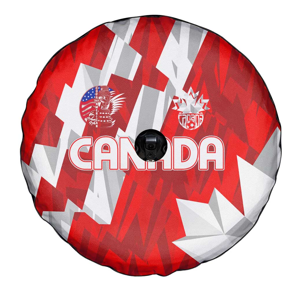Canada Soccer 2024 Spare Tire Cover Canucks The Reds - Wonder Print Shop
