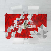 Canada Soccer 2024 Tablecloth Canucks The Reds - Wonder Print Shop