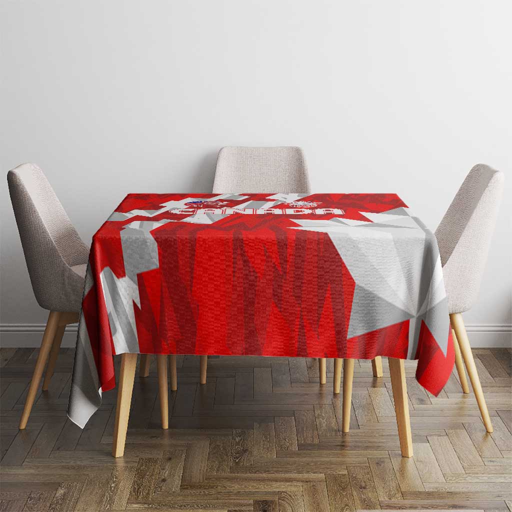 Canada Soccer 2024 Tablecloth Canucks The Reds - Wonder Print Shop