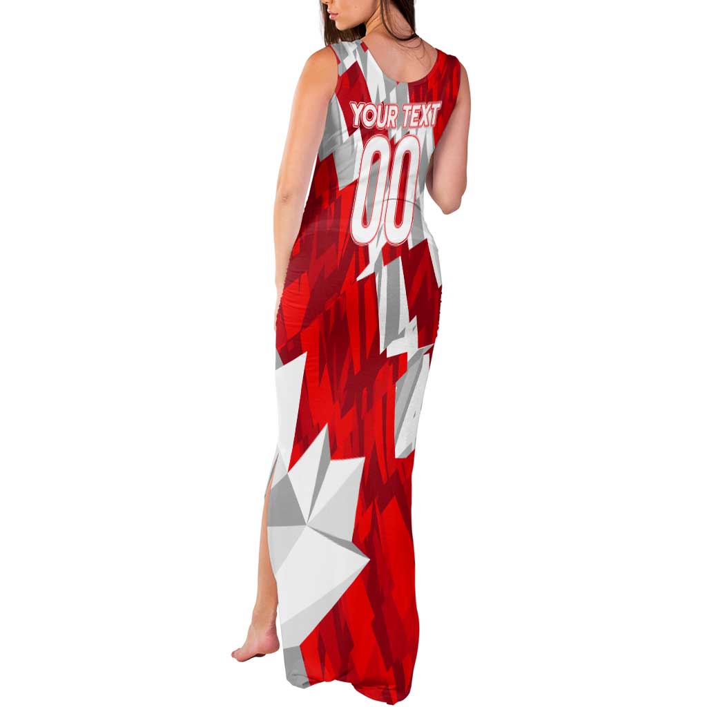 Canada Soccer 2024 Tank Maxi Dress Canucks The Reds - Wonder Print Shop