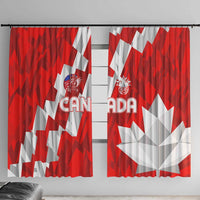 Canada Soccer 2024 Window Curtain Canucks The Reds - Wonder Print Shop