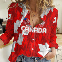 Canada Soccer 2024 Women Casual Shirt Canucks The Reds - Wonder Print Shop