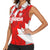 Canada Soccer 2024 Women Sleeveless Polo Shirt Canucks The Reds - Wonder Print Shop