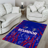 Ecuador Football 2024 Area Rug La Tricolor - Wonder Print Shop