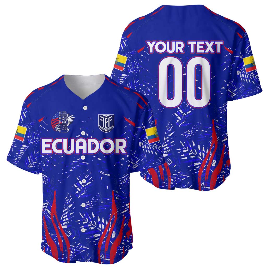 Ecuador Football 2024 Baseball Jersey La Tricolor - Wonder Print Shop