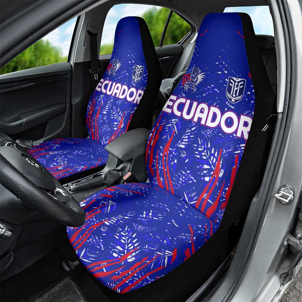 Ecuador Football 2024 Car Seat Cover La Tricolor - Wonder Print Shop
