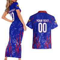 Ecuador Football 2024 Couples Matching Short Sleeve Bodycon Dress and Hawaiian Shirt La Tricolor - Wonder Print Shop
