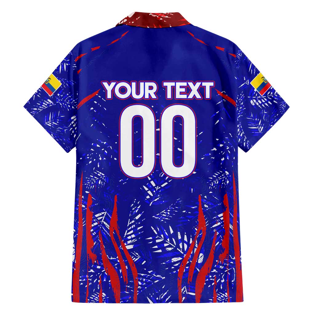 Ecuador Football 2024 Family Matching Tank Maxi Dress and Hawaiian Shirt La Tricolor - Wonder Print Shop