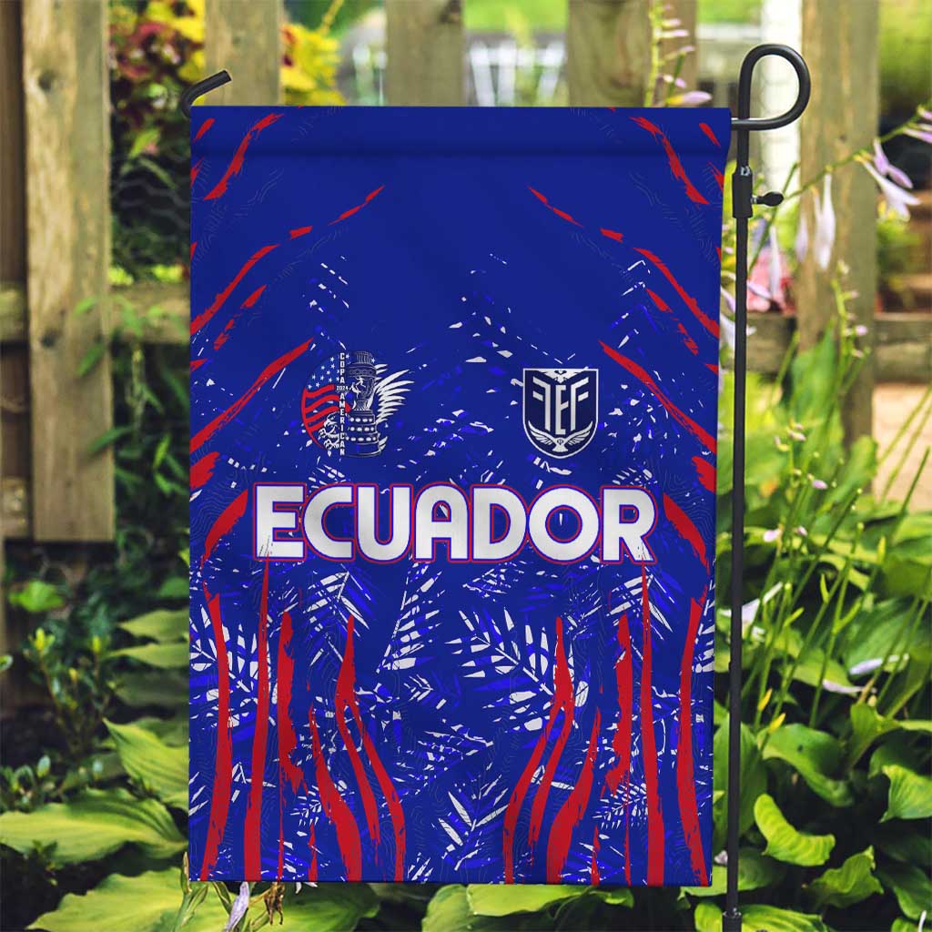 Ecuador Football 2024 Garden Flag La Tricolor - Wonder Print Shop