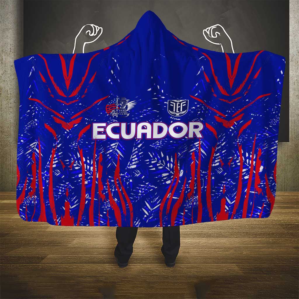 Ecuador Football 2024 Hooded Blanket La Tricolor