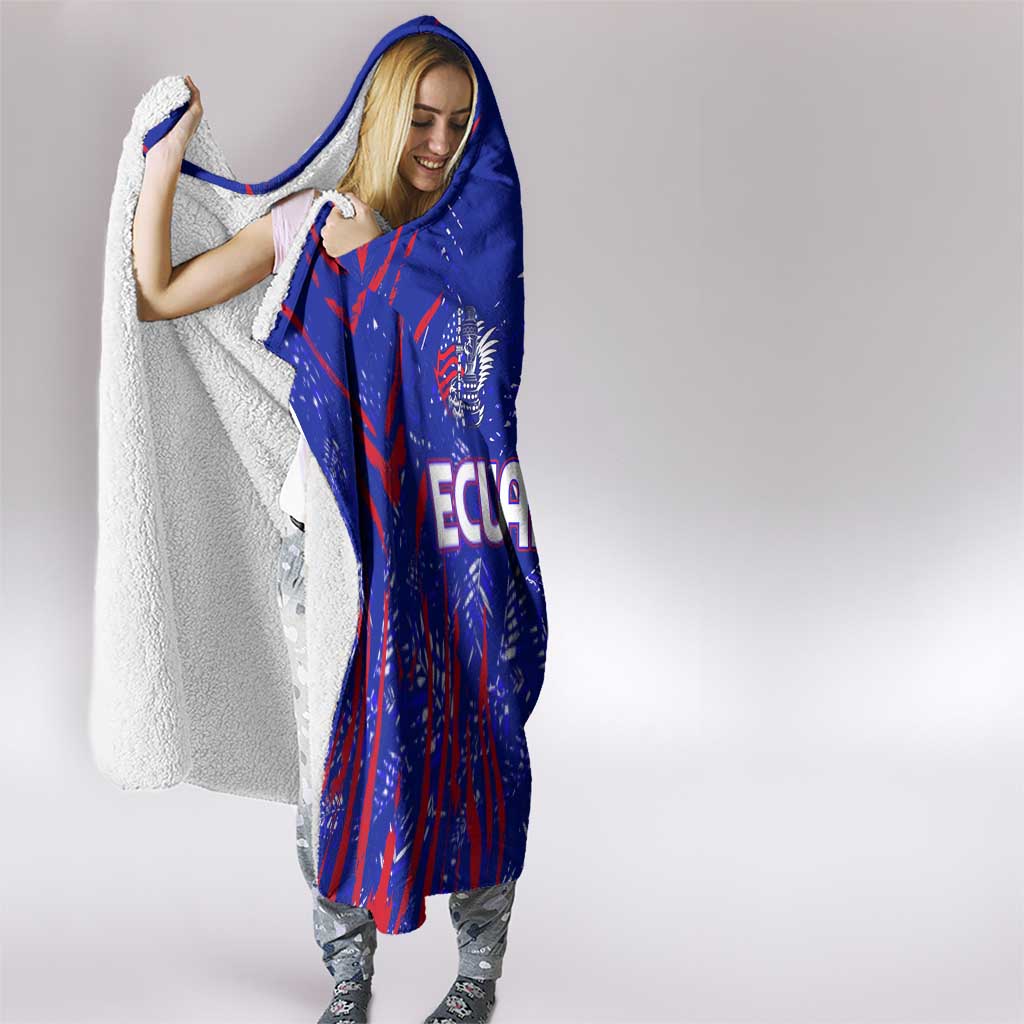 Ecuador Football 2024 Hooded Blanket La Tricolor