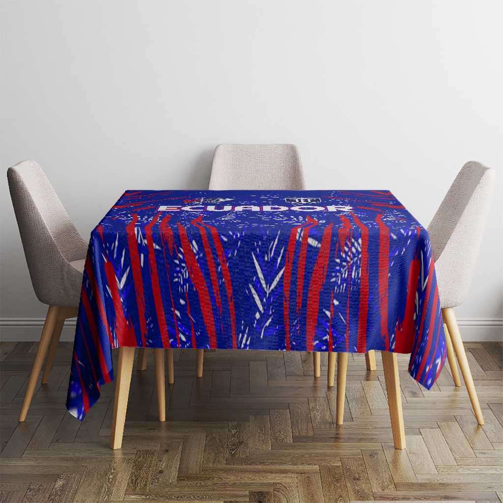 Ecuador Football 2024 Tablecloth La Tricolor - Wonder Print Shop