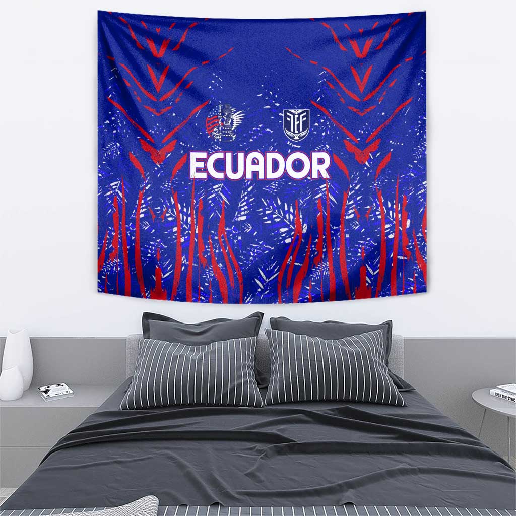 Ecuador Football 2024 Tapestry La Tricolor - Wonder Print Shop