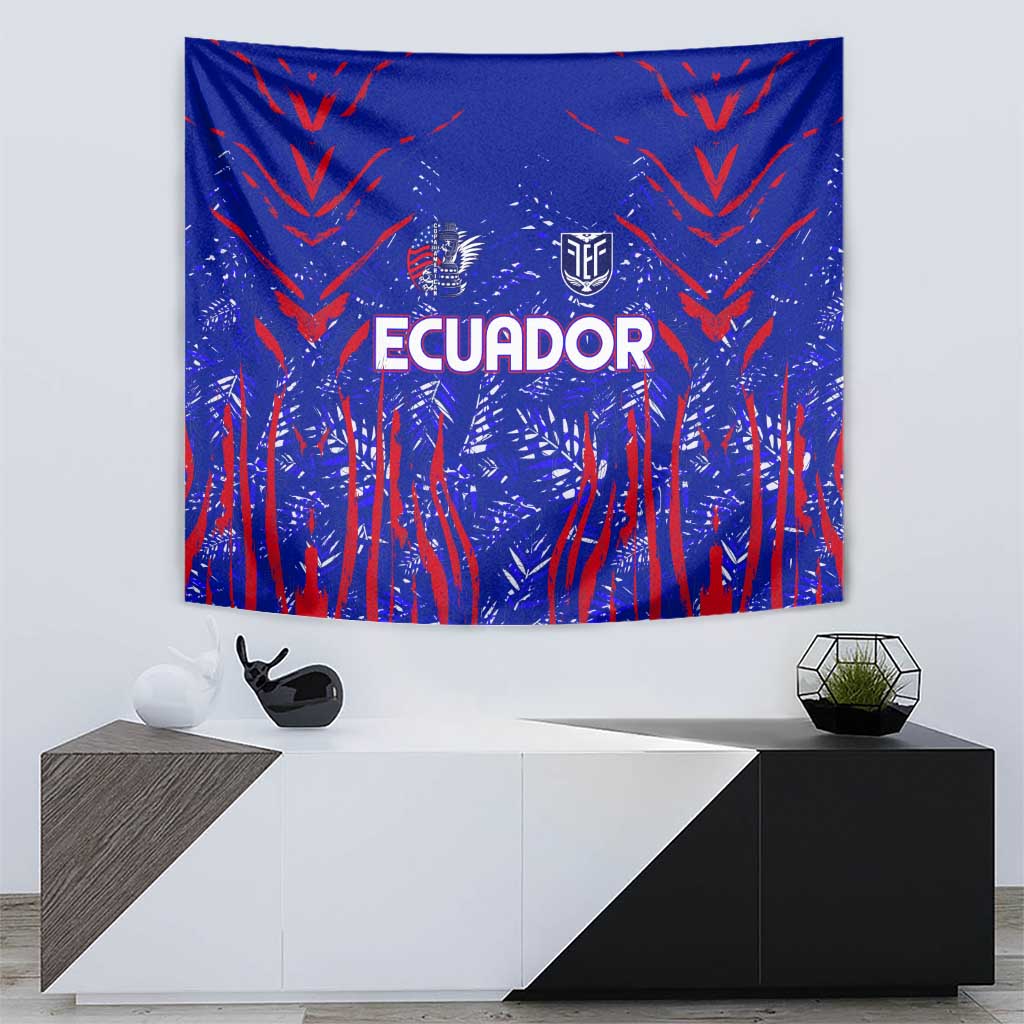 Ecuador Football 2024 Tapestry La Tricolor - Wonder Print Shop