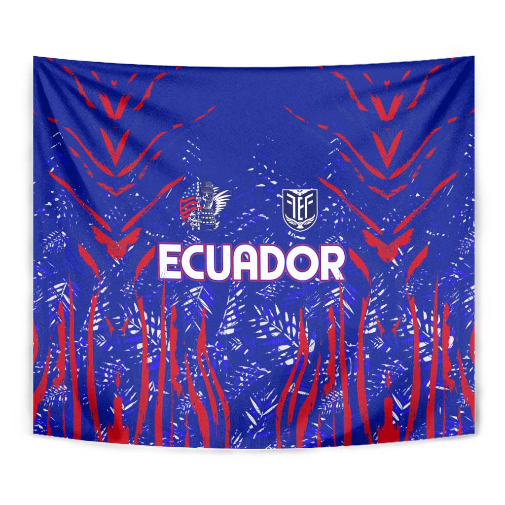Ecuador Football 2024 Tapestry La Tricolor - Wonder Print Shop