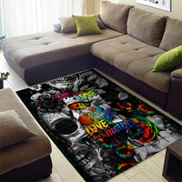 LGBT Area Rug Lgbt We Are Born Of Love Love Is Our Mother - Wonder Print Shop