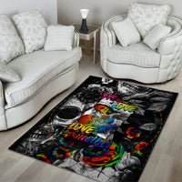 LGBT Area Rug Lgbt We Are Born Of Love Love Is Our Mother - Wonder Print Shop