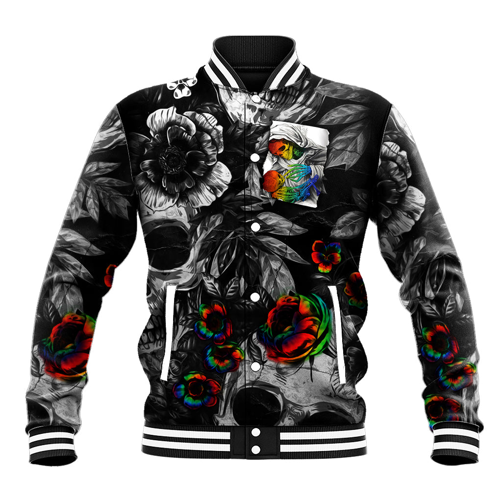 LGBT Baseball Jacket Lgbt We Are Born Of Love Love Is Our Mother - Wonder Print Shop