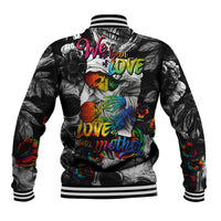 LGBT Baseball Jacket Lgbt We Are Born Of Love Love Is Our Mother - Wonder Print Shop