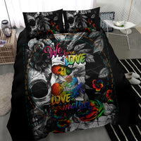 LGBT Bedding Set Lgbt We Are Born Of Love Love Is Our Mother - Wonder Print Shop