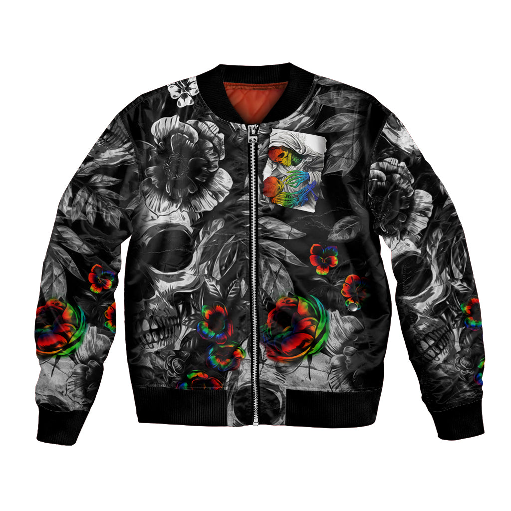LGBT Bomber Jacket Lgbt We Are Born Of Love Love Is Our Mother - Wonder Print Shop