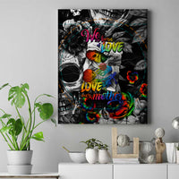 LGBT Canvas Wall Art Lgbt We Are Born Of Love Love Is Our Mother - Wonder Print Shop