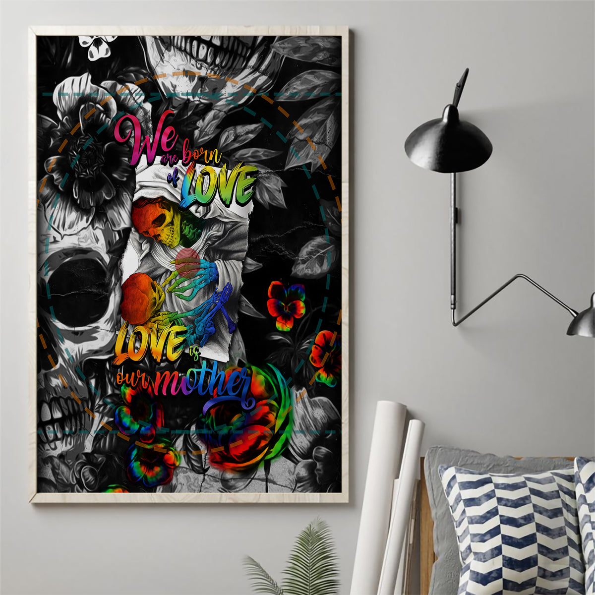 LGBT Canvas Wall Art Lgbt We Are Born Of Love Love Is Our Mother - Wonder Print Shop