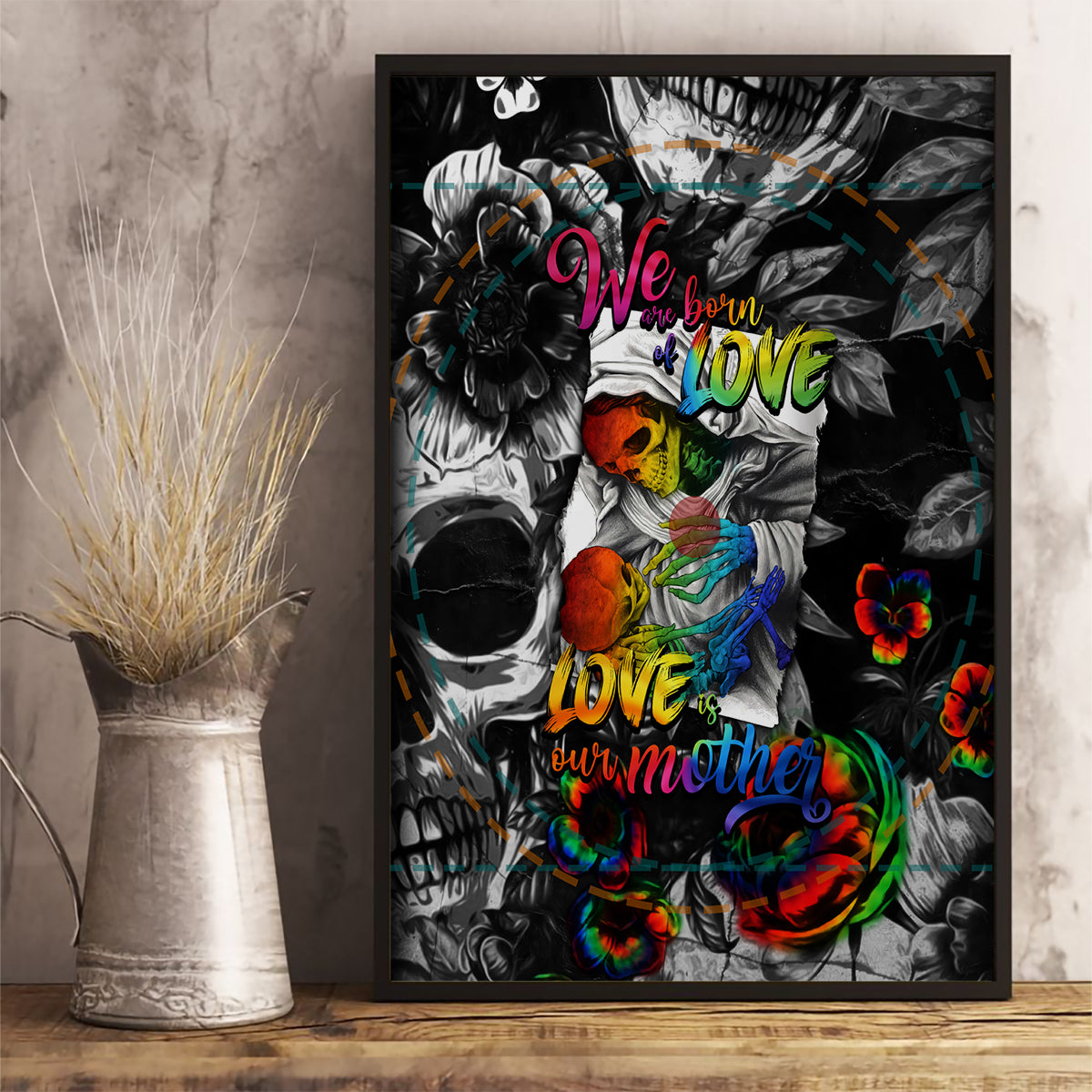 LGBT Canvas Wall Art Lgbt We Are Born Of Love Love Is Our Mother - Wonder Print Shop