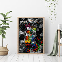 LGBT Canvas Wall Art Lgbt We Are Born Of Love Love Is Our Mother - Wonder Print Shop