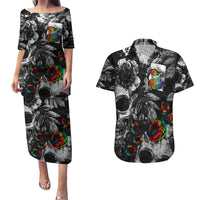 LGBT Couples Matching Puletasi Dress and Hawaiian Shirt Lgbt We Are Born Of Love Love Is Our Mother - Wonder Print Shop