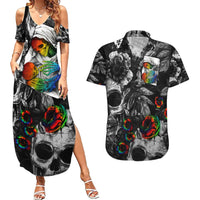 LGBT Couples Matching Summer Maxi Dress and Hawaiian Shirt Lgbt We Are Born Of Love Love Is Our Mother - Wonder Print Shop