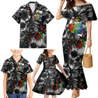 LGBT Family Matching Mermaid Dress and Hawaiian Shirt Lgbt We Are Born Of Love Love Is Our Mother - Wonder Print Shop