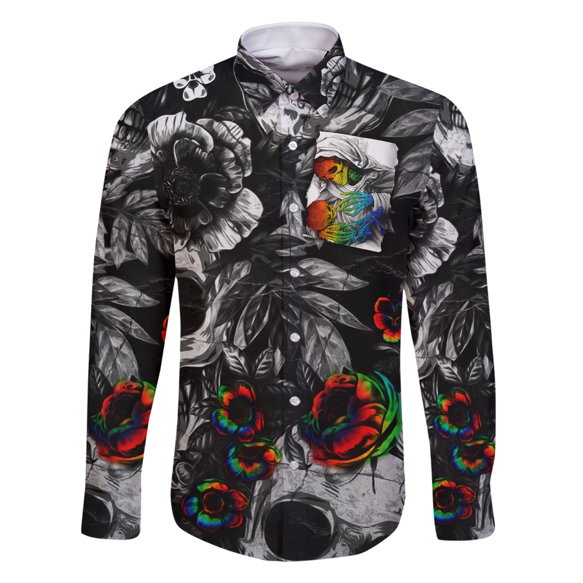 LGBT Family Matching Off Shoulder Long Sleeve Dress and Hawaiian Shirt Lgbt We Are Born Of Love Love Is Our Mother - Wonder Print Shop