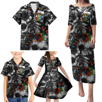 LGBT Family Matching Puletasi Dress and Hawaiian Shirt Lgbt We Are Born Of Love Love Is Our Mother - Wonder Print Shop