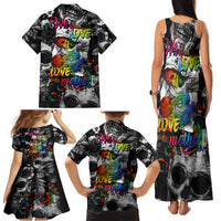LGBT Family Matching Tank Maxi Dress and Hawaiian Shirt Lgbt We Are Born Of Love Love Is Our Mother - Wonder Print Shop