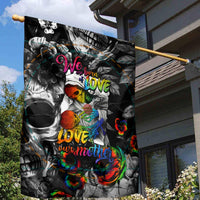 LGBT Garden Flag Lgbt We Are Born Of Love Love Is Our Mother - Wonder Print Shop