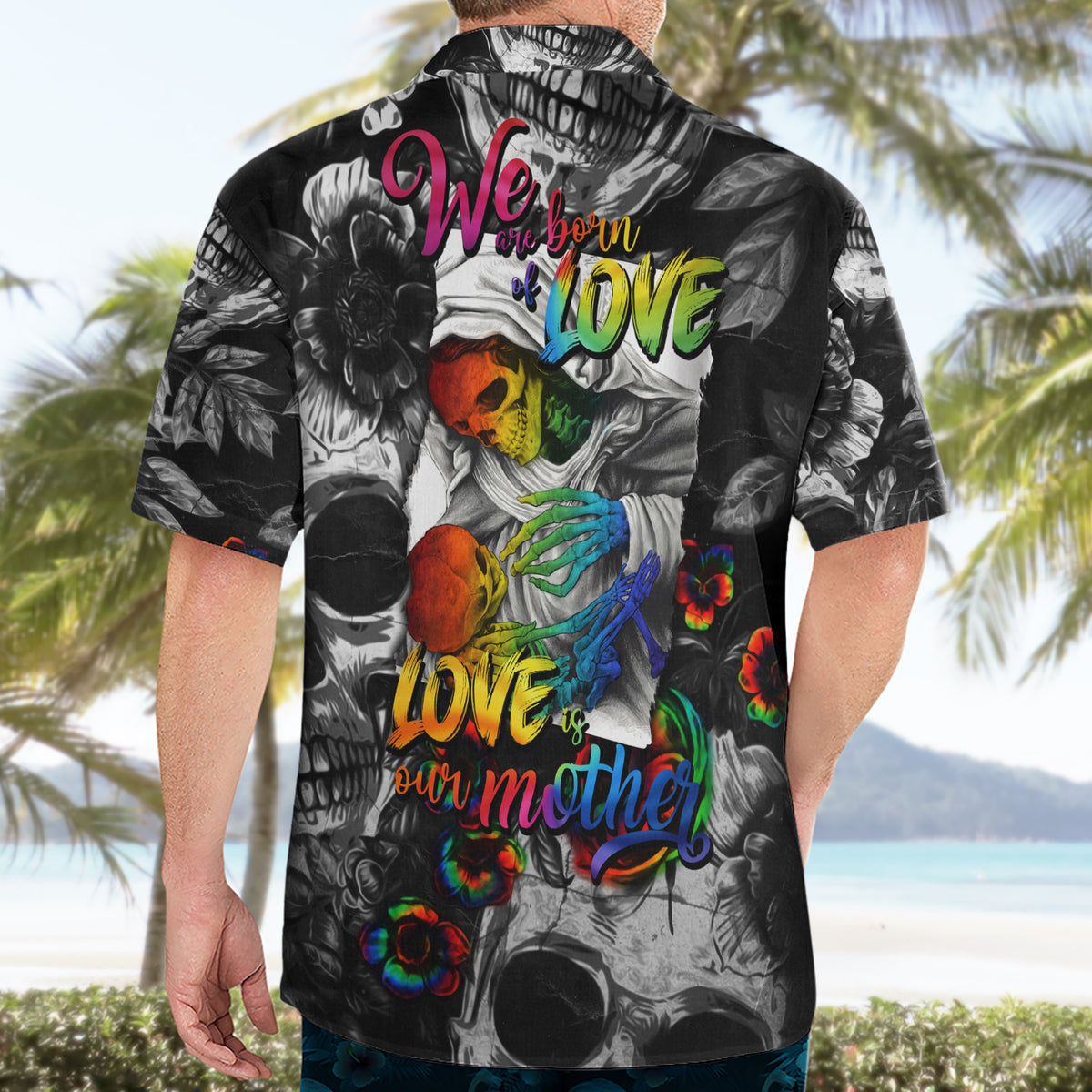 LGBT Hawaiian Shirt Lgbt We Are Born Of Love Love Is Our Mother - Wonder Print Shop