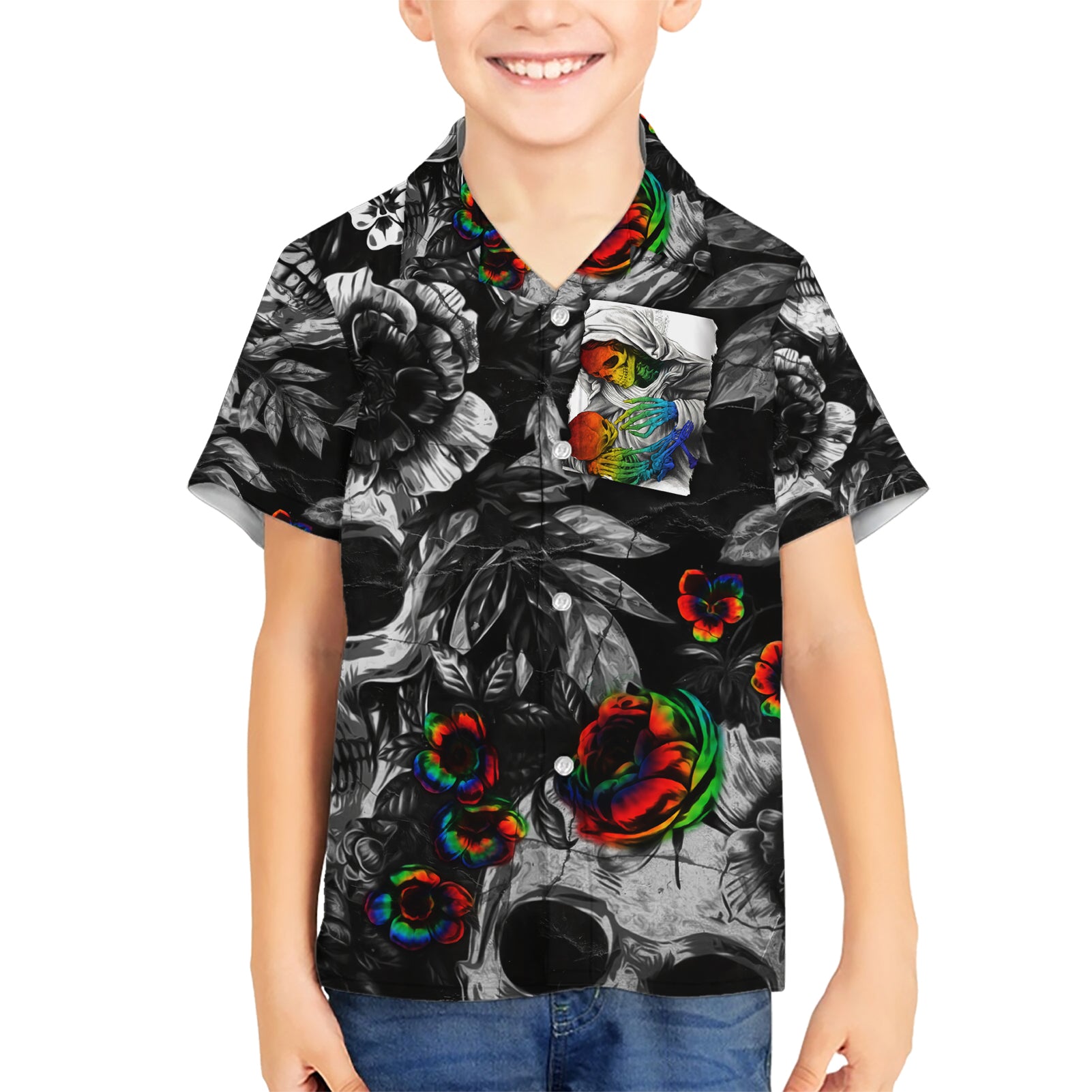 LGBT Kid Hawaiian Shirt Lgbt We Are Born Of Love Love Is Our Mother - Wonder Print Shop