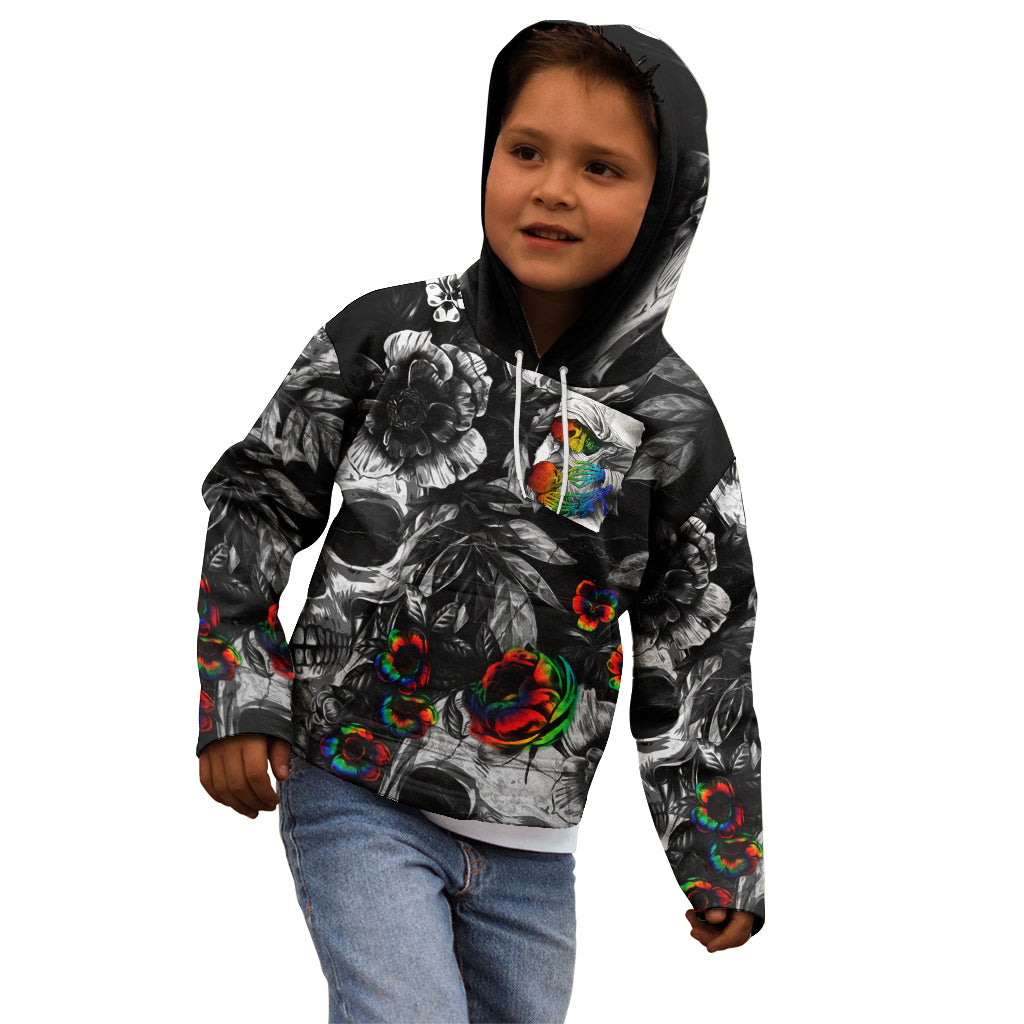 LGBT Kid Hoodie Lgbt We Are Born Of Love Love Is Our Mother - Wonder Print Shop