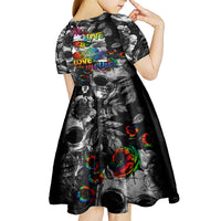 LGBT Kid Short Sleeve Dress Lgbt We Are Born Of Love Love Is Our Mother - Wonder Print Shop