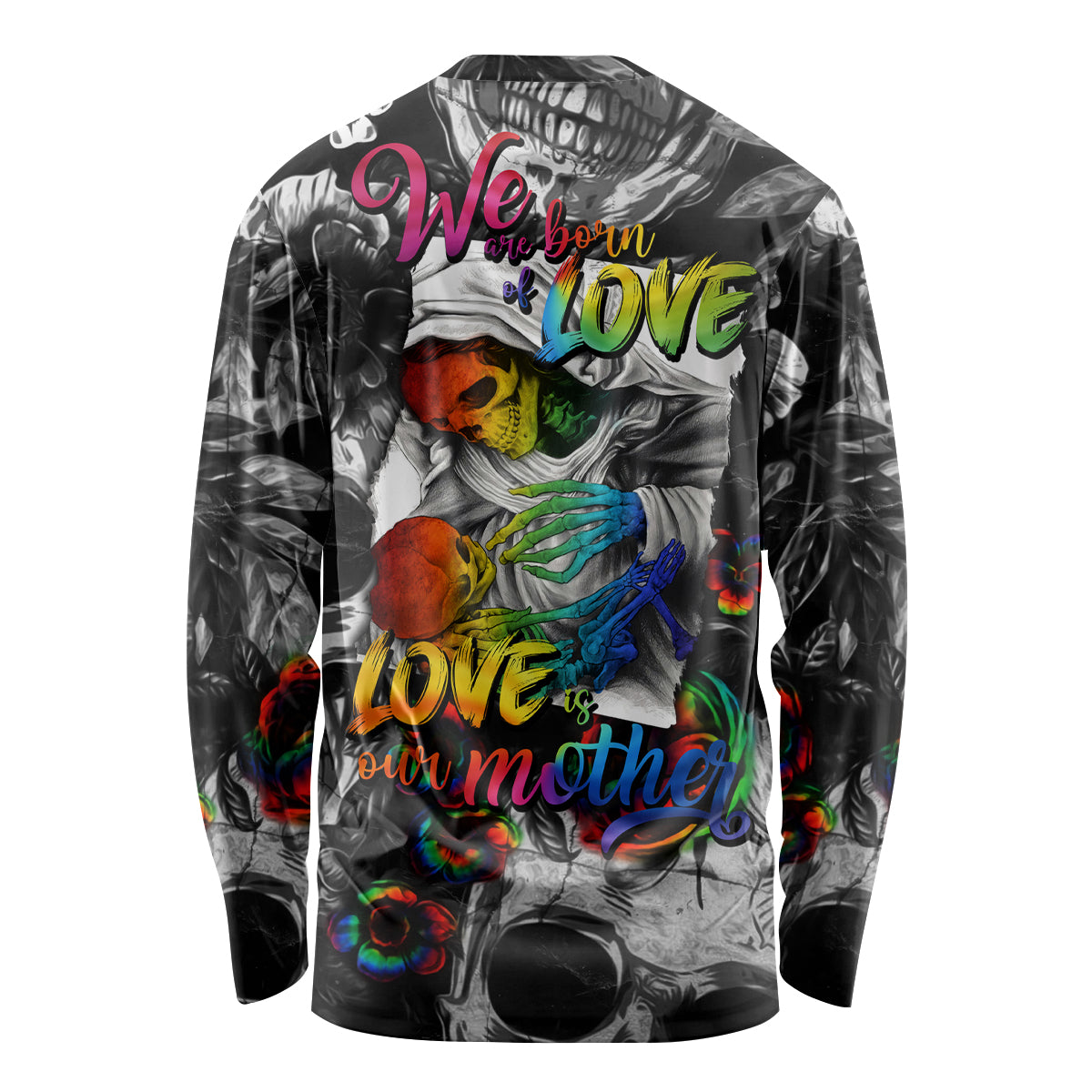 LGBT Long Sleeve Shirt Lgbt We Are Born Of Love Love Is Our Mother - Wonder Print Shop
